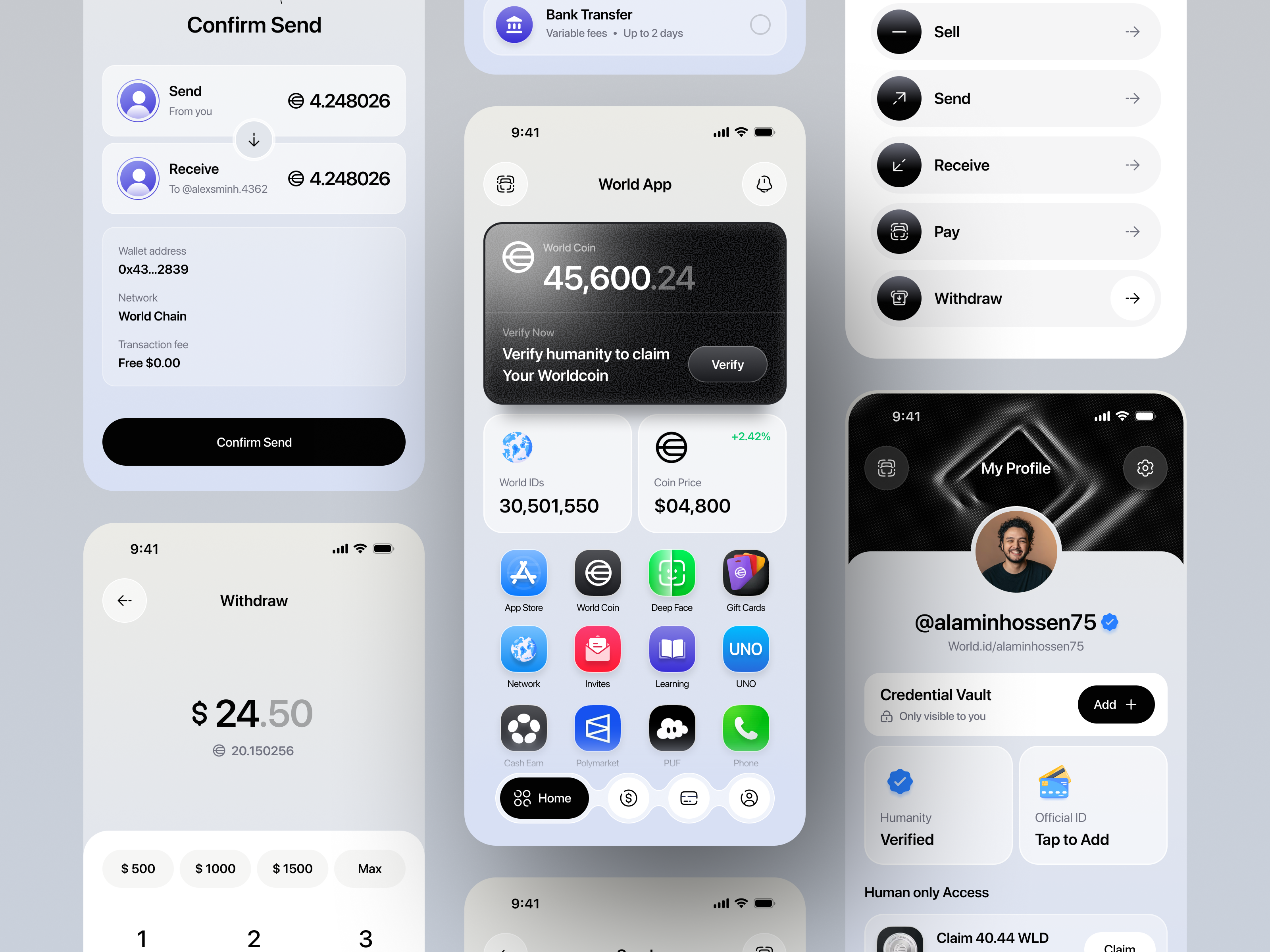 Example of Super App | Finance Mobile App Design