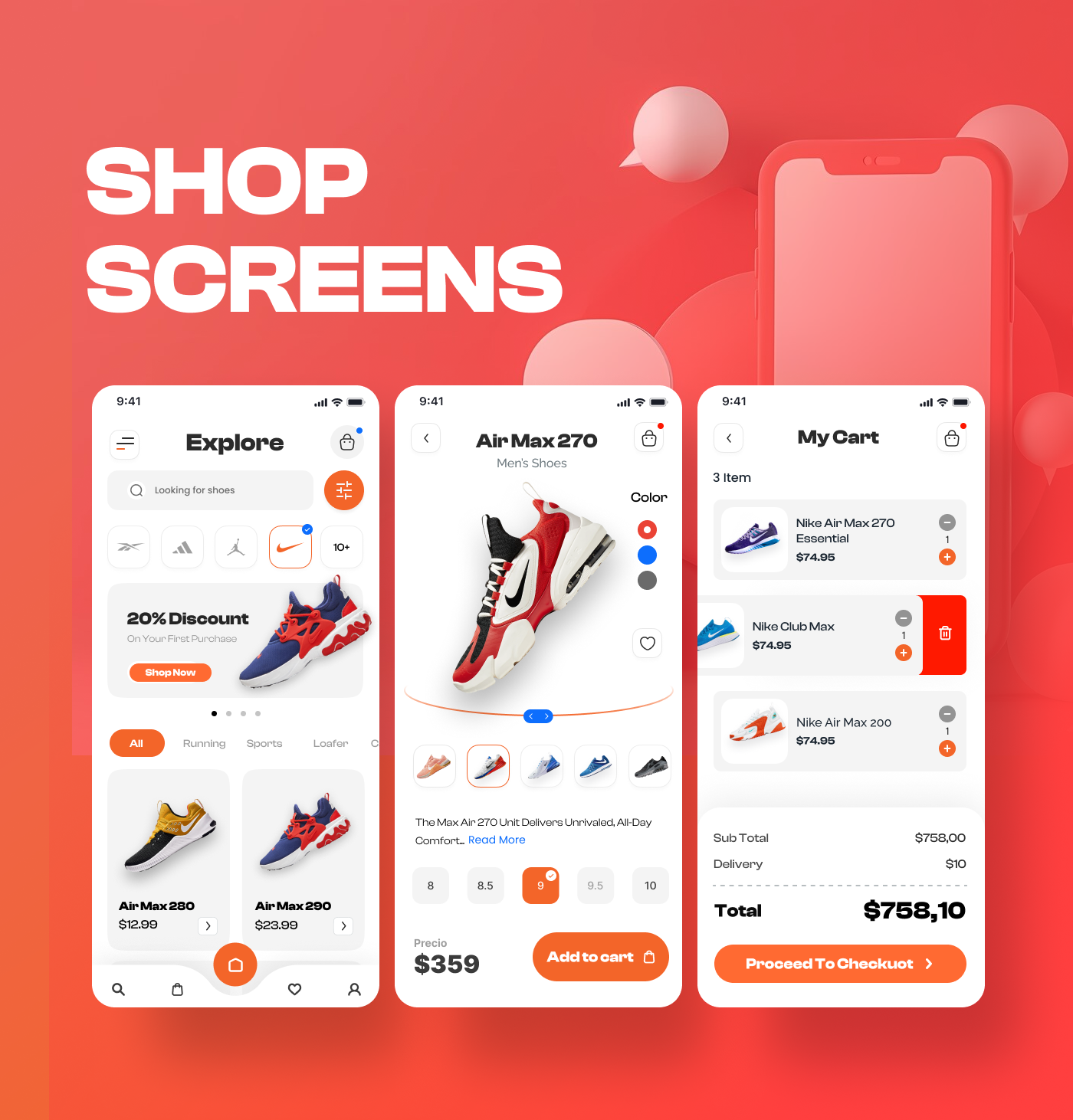 Example of UI/UX Design  For Web & Mobile Apps