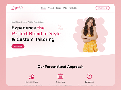 Redesign website designby3 design figma ui uiux ux webdesign