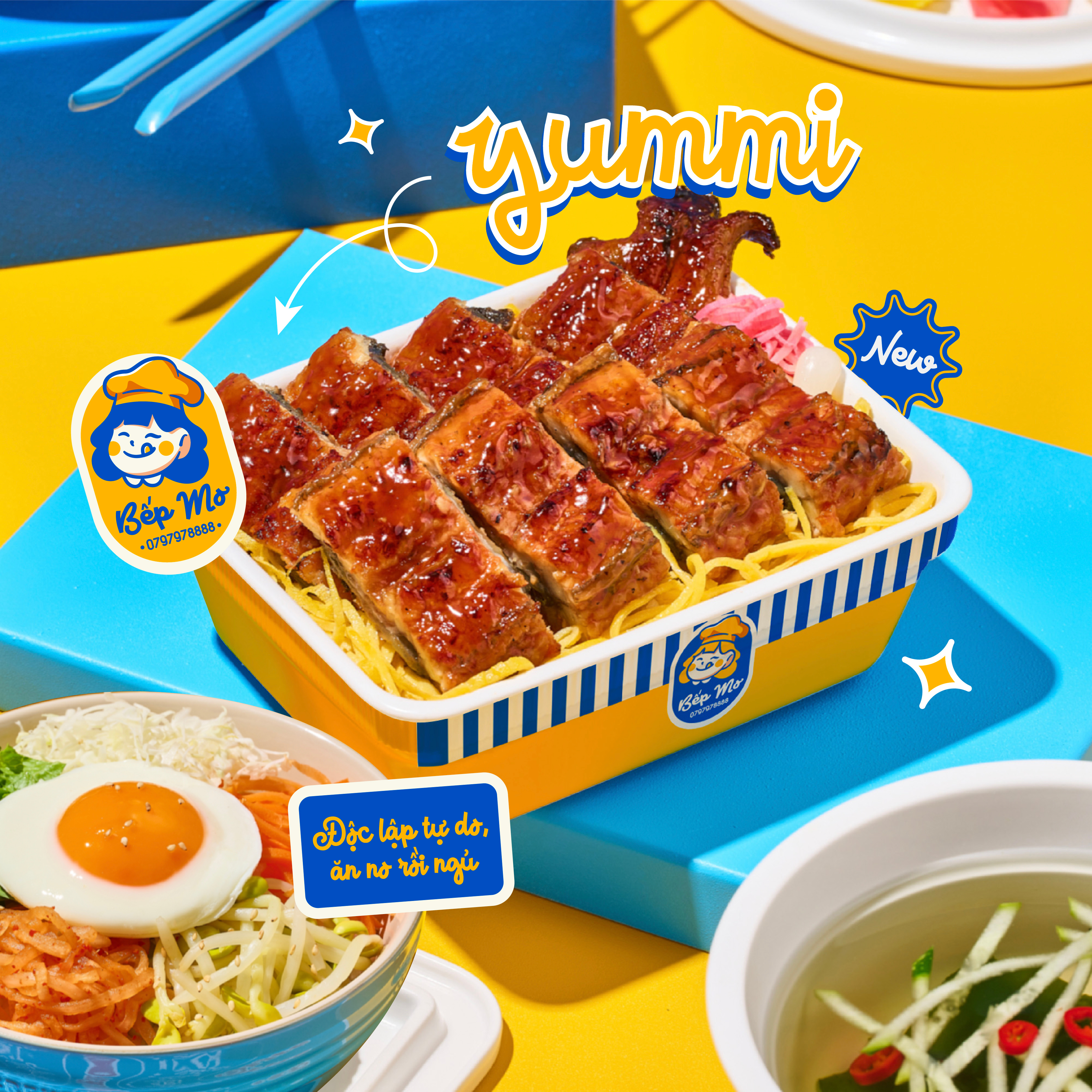 BẾP MƠ BRAND IDENTITY branding design graphic design illustration logo logo design