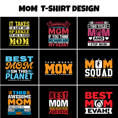 Mom T Shirt Design branding design graphic design illustration logo vector