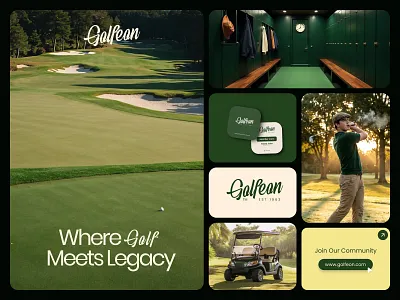 Luxury Golf Clubhouse Brand Identity brand brand design brand identity branding clubhouse branding focotik golf golf brand graphic design logo logo design logo idea logo illustration luxury luxury branding luxury logo typography