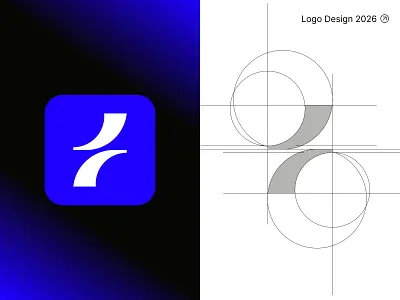 Letter S · Conceptual Geometric Mark brand identity branding custom logo ettermark geometry iconic logo logo logo design minimal design slogo timeless logo
