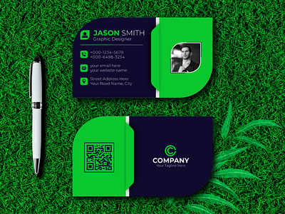 Die-Cut Business Card Design agency brand designer brand identity branding business card card company creative design design inspiration elegant free graphic design identity marketing mockup modern presentation professional visiting card