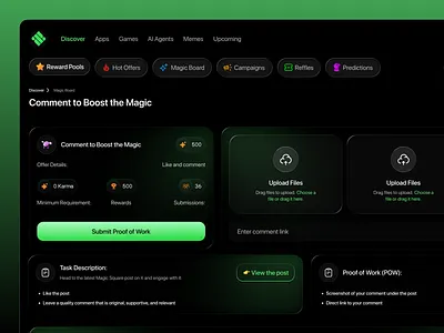 Cross-Chain App Store Experience UI app directory blockchain ux clean ui crypto app store dapp marketplace design games tools ui market explorer product ui web web3 web3 app store