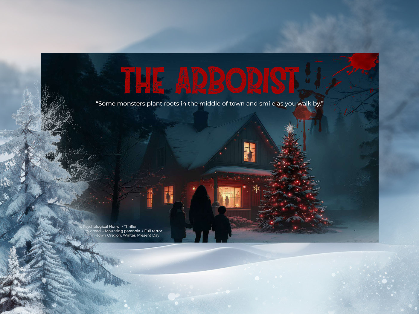 The Arborist | Film Pitch Deck Presentation 3d adobe photoshop creative presentation design graphic design horror illustration pitch deck pitch deck design powerpoint presentation psychological storytelling thriller ui ux visual visual identity