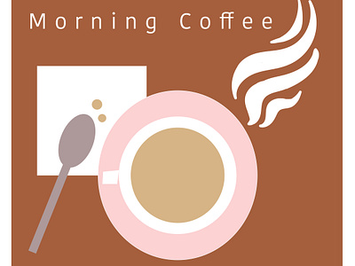 Morning Coffee Print illustration print