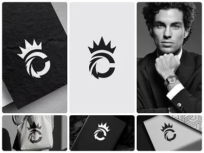 Regal Monogram, Minimalist Logo Design for High-End Brands apparelbranding boutiquedesign branding ccrown logo ccrown monogram crown logo elitebranding geometriclogo high fashion branding logo logo designer logodesign luxury lifestyle brand logo luxury watch logo luxurybranding minimal logo monogramdesign premium monogram design regal monogram