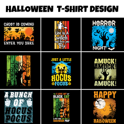 Halloween T Shirt Design branding design graphic design illustration vector