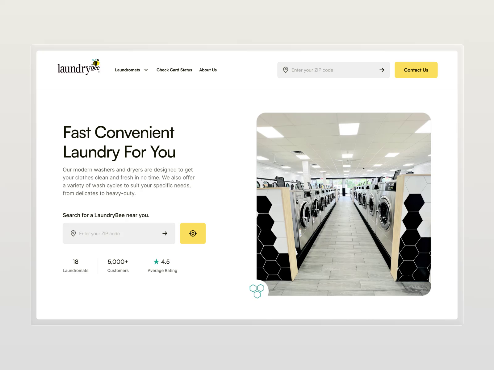 Example of Laundry Bee Full Experience – Web Redesign 🎥🚀