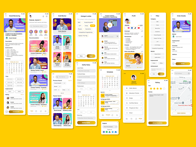 Gold: Competition Mentors app application design ui ui design ui ux uiux ux ux design