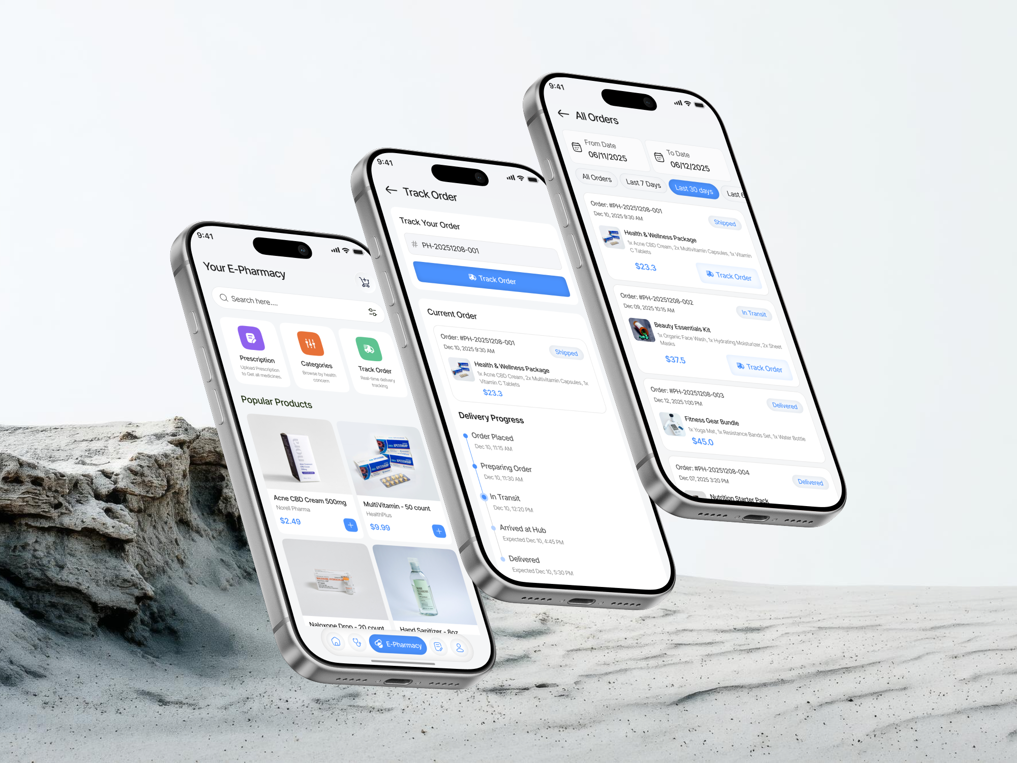 Healthcare Mobile App UIUX Design | E-Pharmacy by Appwave for ...