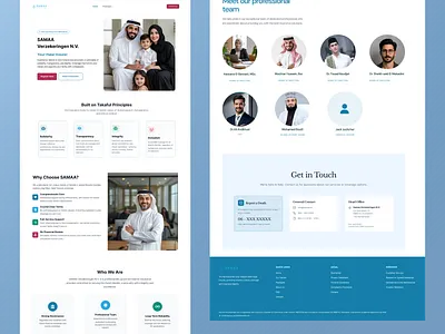 Samaa Verzekeringen – Peace of Mind Through Islamic Funeral Care figma insurance app investment islamic finance peace of mind peaceful real estate ui design web app design website