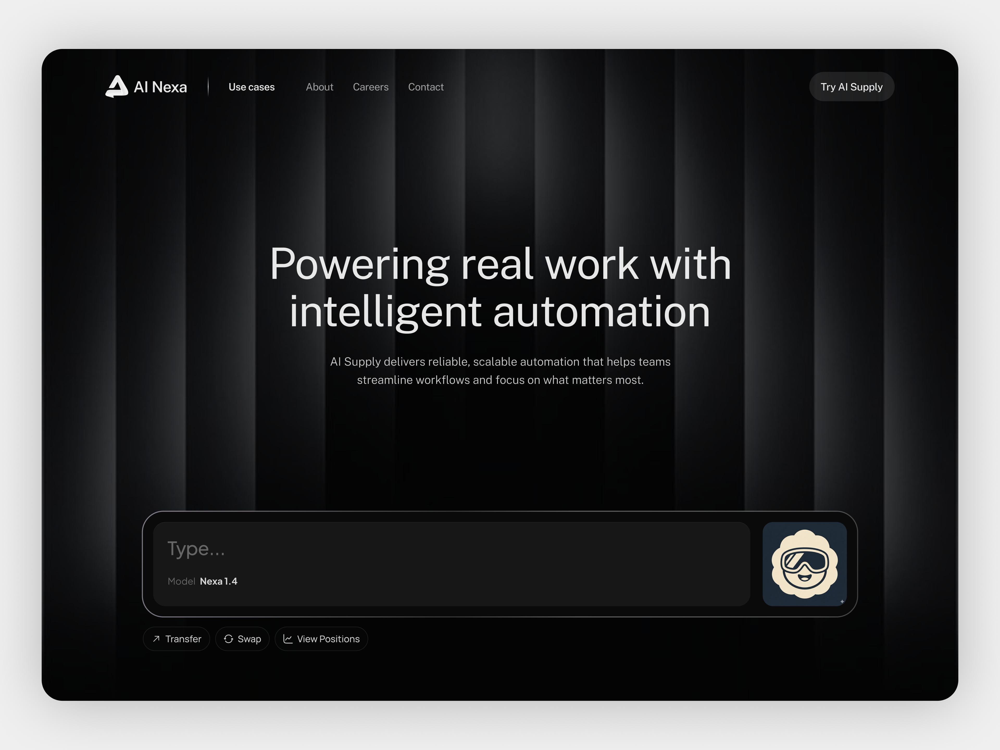 Example of Landing Page Design