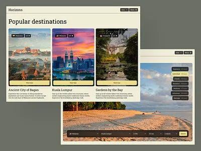 Travel & Tour Booking Agency Website Design booking website creative landing pages modern website popular travel ui design ui ux web web design web design inspiration web interface design