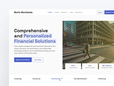 Wolfe Worldlife | Website design 💻 banner button cta dashboard design agency graphic design header hero home page lamding page light mode logo redesign ui ux website design