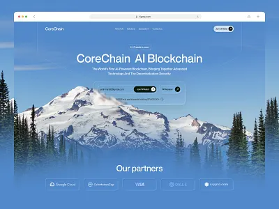AI Blockchain for Web3, DeFi & Smart Contracts ai ai powered ai powered blockchain ai web3 blockchain crypto crypto ai defi blockchain landing page ui web web design web3