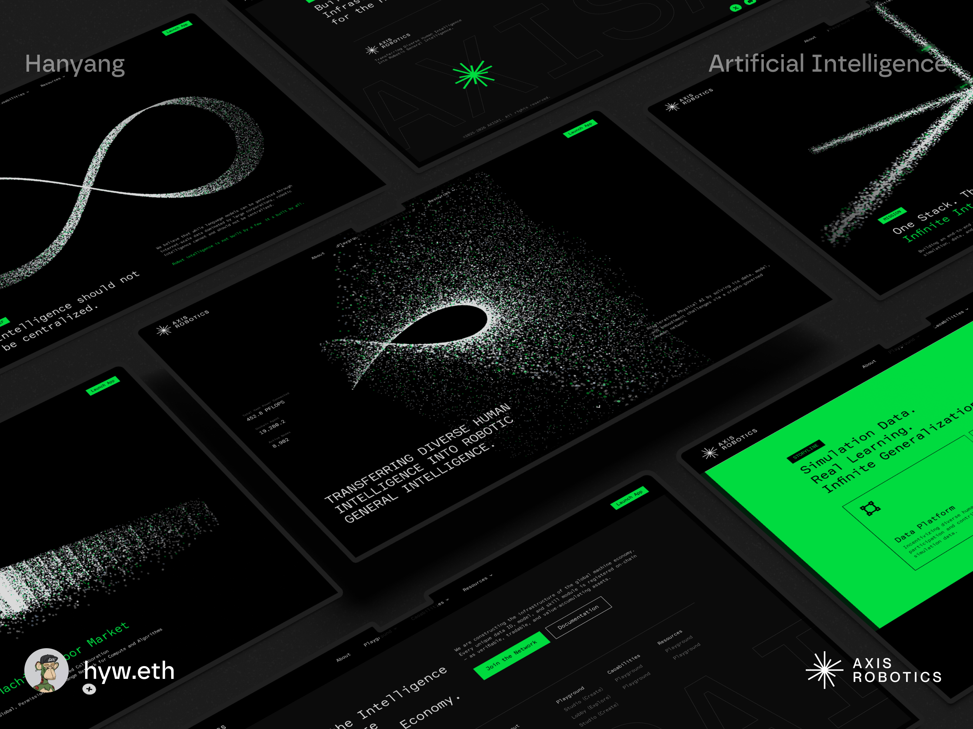 AXIS ROBOTICS | AI Platform | Landingpage 1.0 3d ai animation bitcoin blockchain branding btc crypto design gemini homepage landingpage minimal minimalist nft ui web web3 website