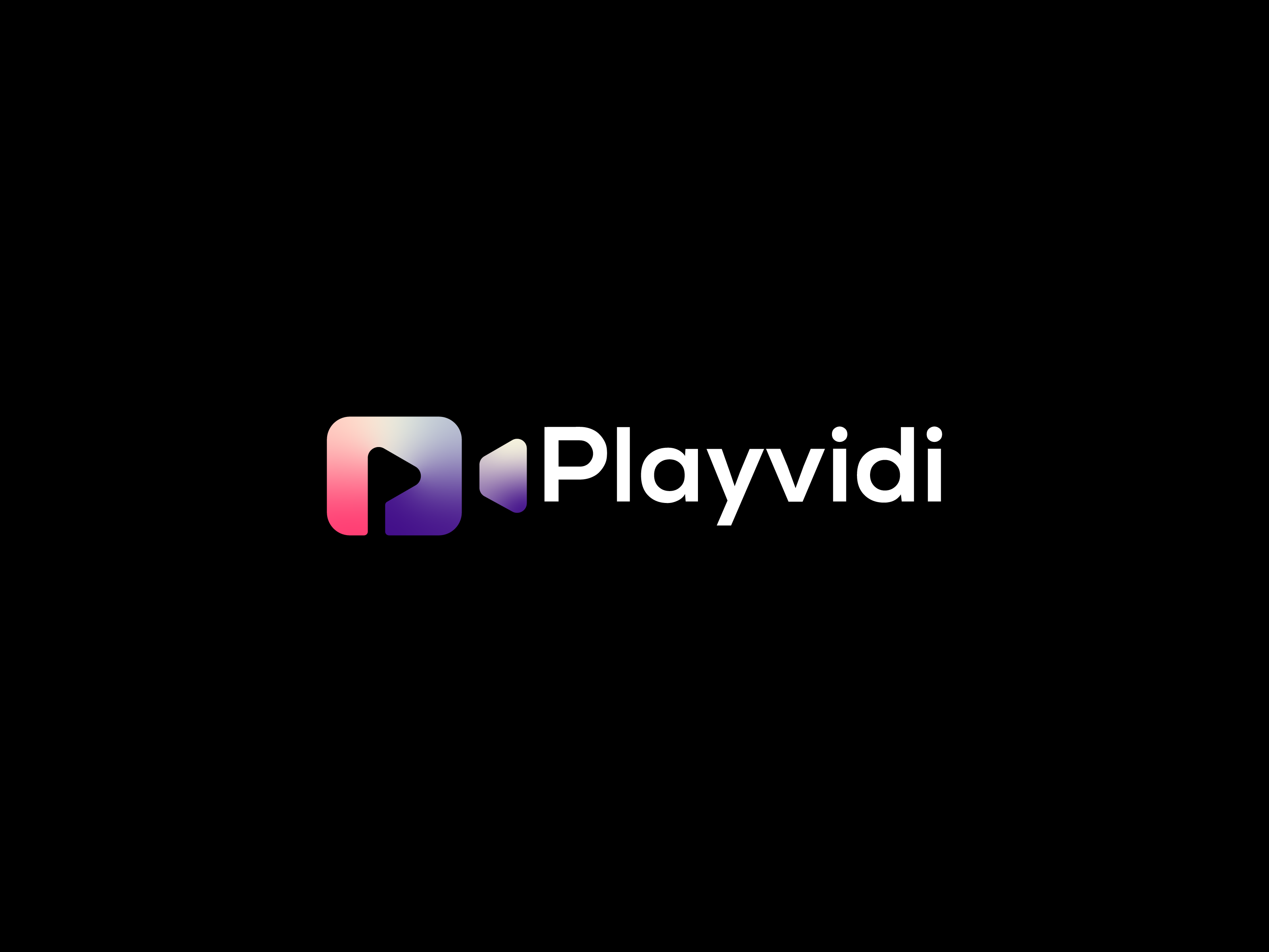 Example of Playvidi - Modern Video Streaming Logo