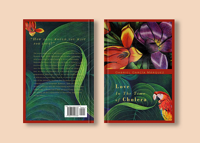 Love in the time of cholera art artwork bird book book cover books colorful cover design designer digital art editorial flowers graphic design graphicdesign layout nature print product design