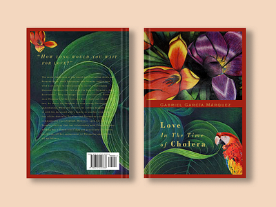 Love in the time of cholera art artwork bird book book cover books colorful cover design designer digital art editorial flowers graphic design graphicdesign layout nature print product design