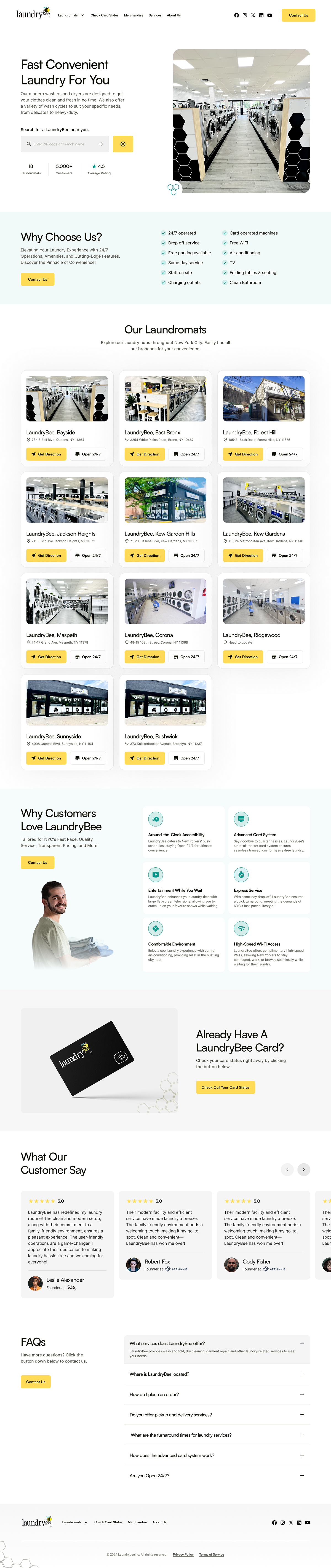 Laundry Bee Full Experience – Web Redesign 🎥🚀 Image 3