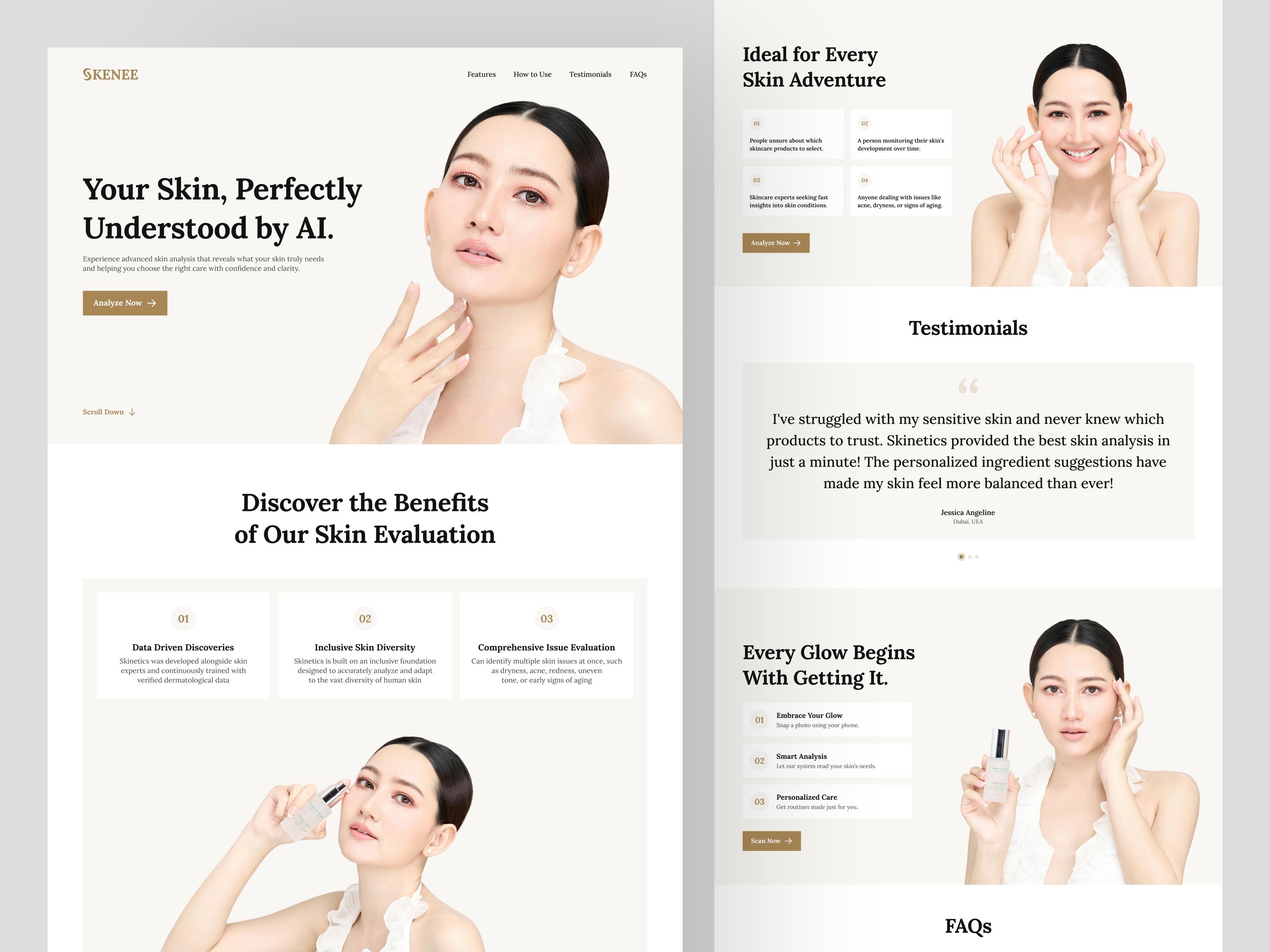 Example of Landing Page Design (Homepage Only)
