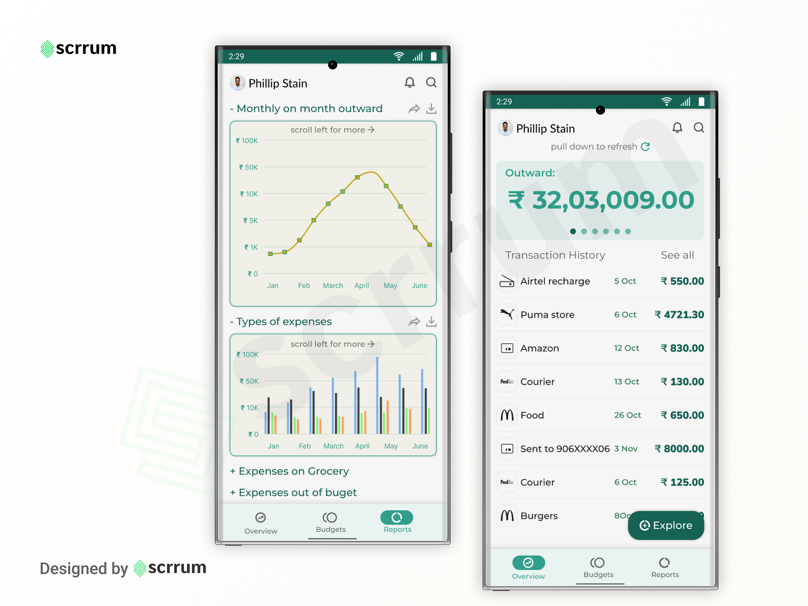 finance-management-app-by-scrrum-labs-on-dribbble