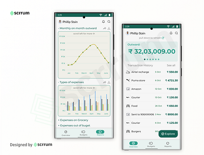 Finance management app 3d animation app branding design graphic design illustration logo minimal motion graphics ui ux vector