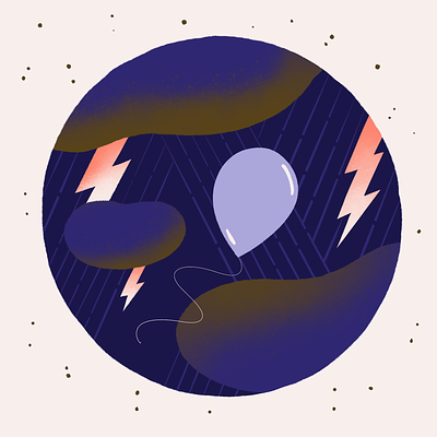 Balloon balloon blue design graphic design illustration logo poster