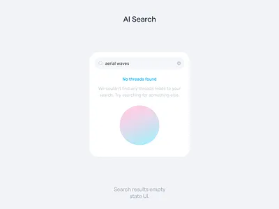 UI Highlight: AI Search aidesign aiui aiux figmaai figmadesign headstartui productdesign uidesign uxdesign
