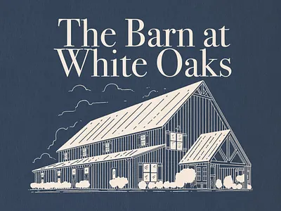 The barn at white oaks apparel branding clothing clothing design comission work merchandise posters retro tees design tshirt design vintage art vintage design