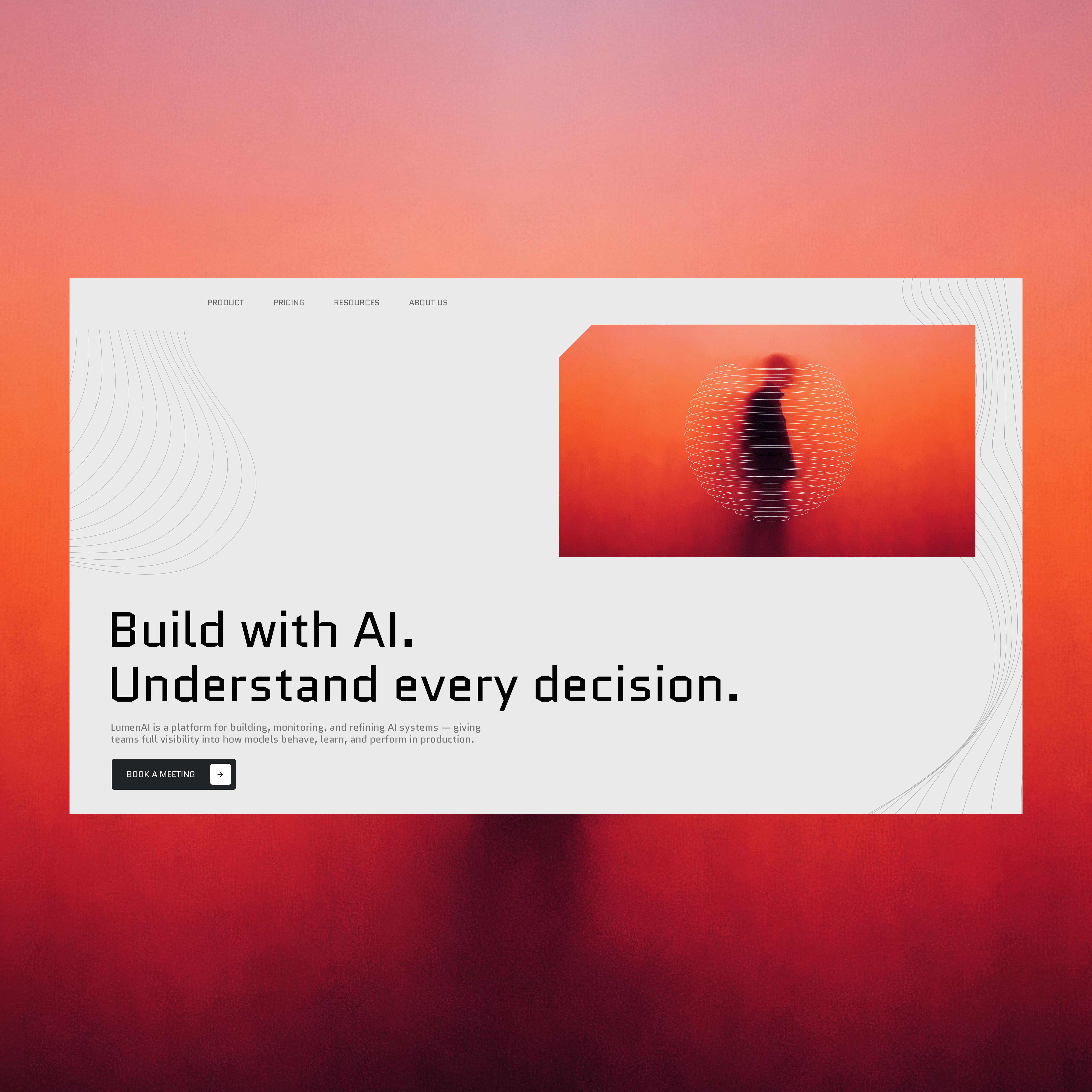 Smart Ai Tech startup hero section ai website design digital design hero section startup ai ui