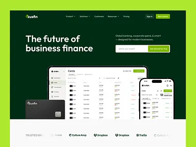 Zusfin – Modern Finance & Payment Website Design banking banking website design digital banking finance app finance landing page finance web design fintech interface money transfer payment payment platform product saas service startup ui ux web