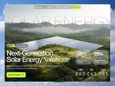 Sonar Solar Energy Platform | Website UI/UX Design branding design figma graphic design illustration logo typography ui ux vector