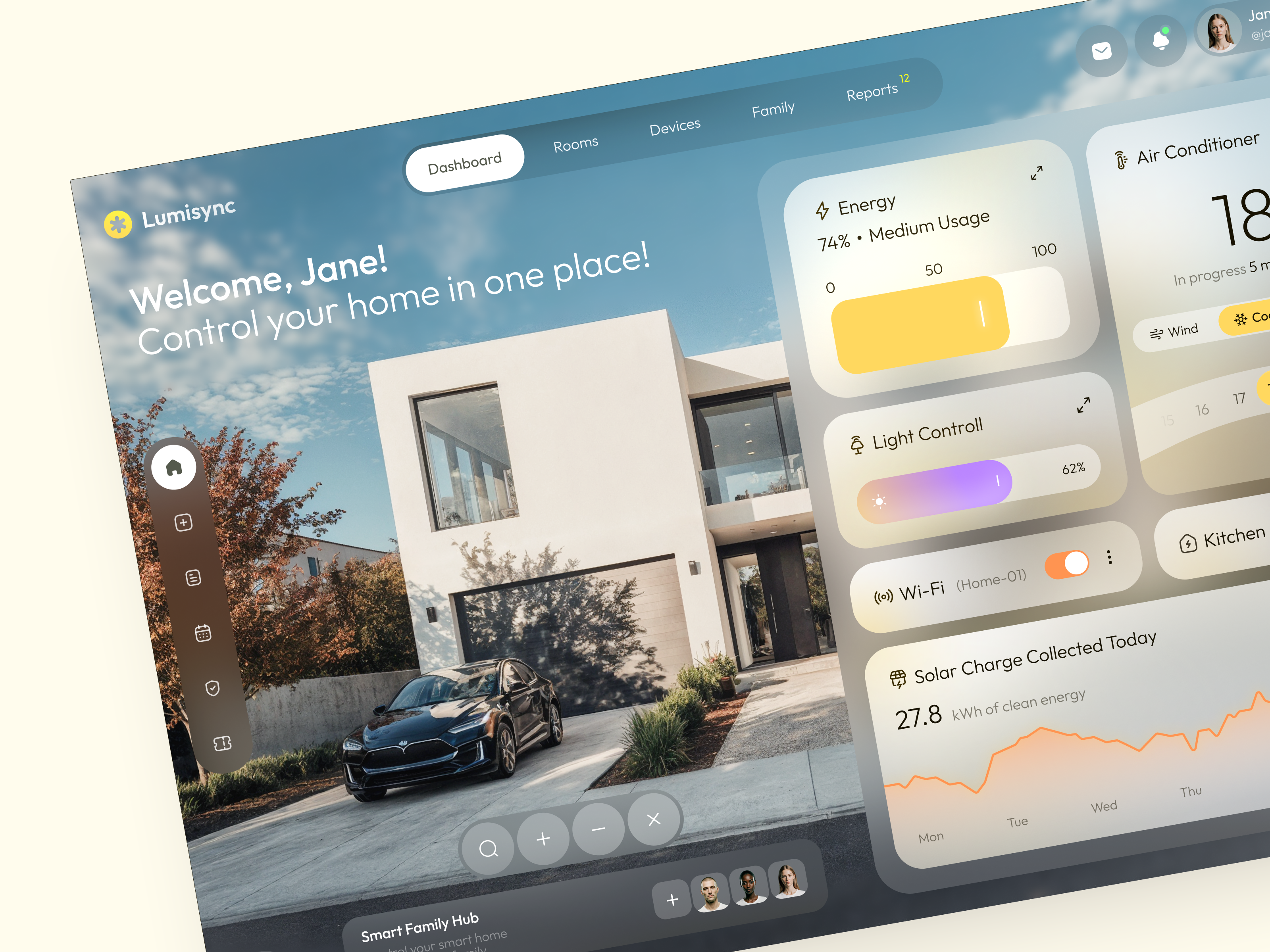 UI-UX for Smart Home design interface platform product service startup ui uiux ux web website