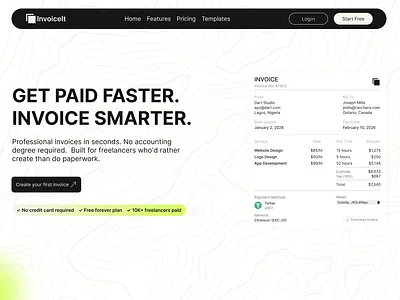 Saas Hero Section design engineer frontend product design ui web development