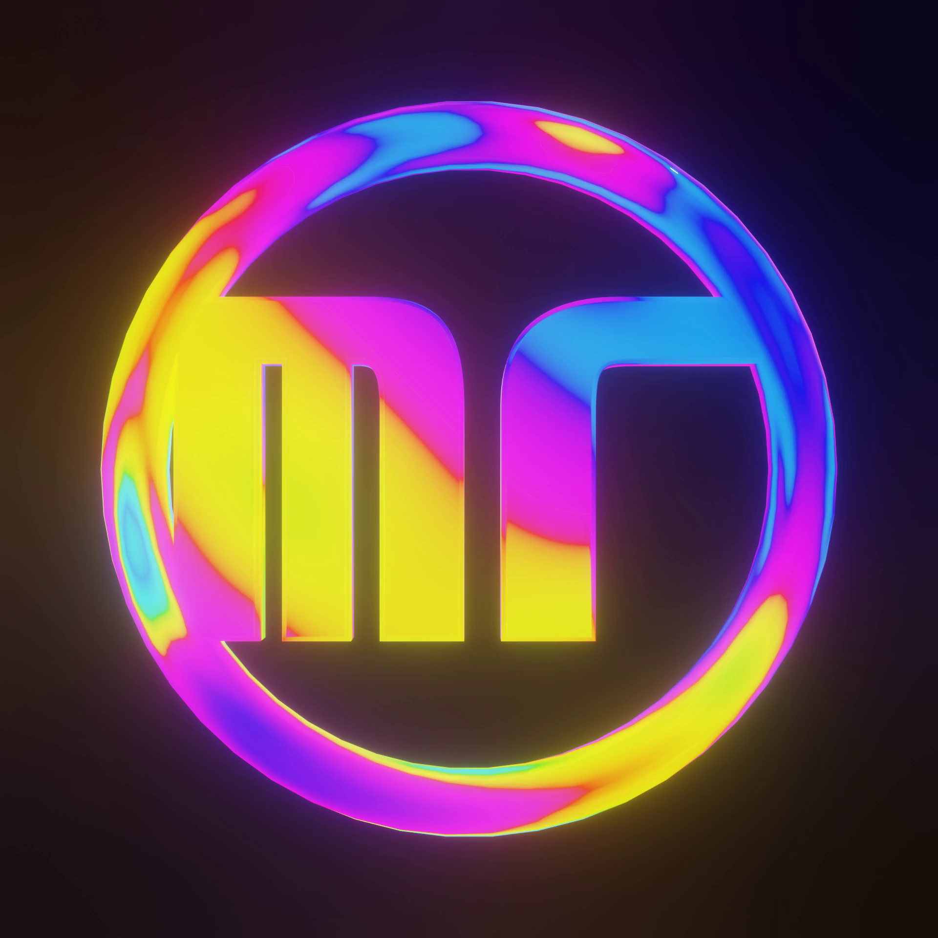 Glowing Spinning 3d Logo By Morgan Reynolds On Dribbble