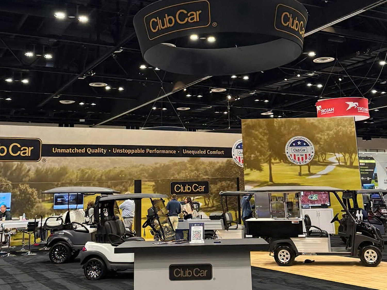 Club Car USA - Trade Promo Booth booth graphics branded event booths custom promotional booths event booth setup fair stand kiosk pop up trade show booth portable trade show booths promo booths promotional marketing booths trade promo booths trade show booth trade show displays