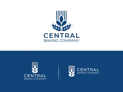Central Loo=g artisan bakery bakery logo branding design food grain graphicsdesign identity illustration logo logo design logodesign minimalist modern typography wheat