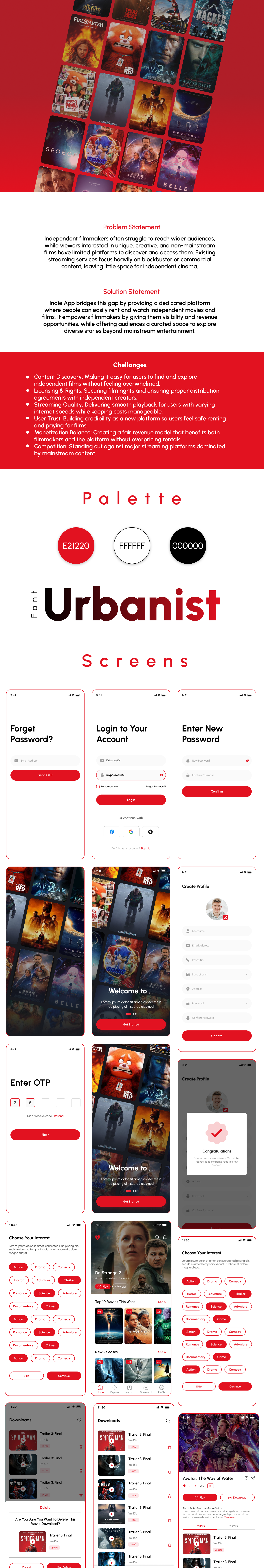 Case Study For Cleint's App graphic design