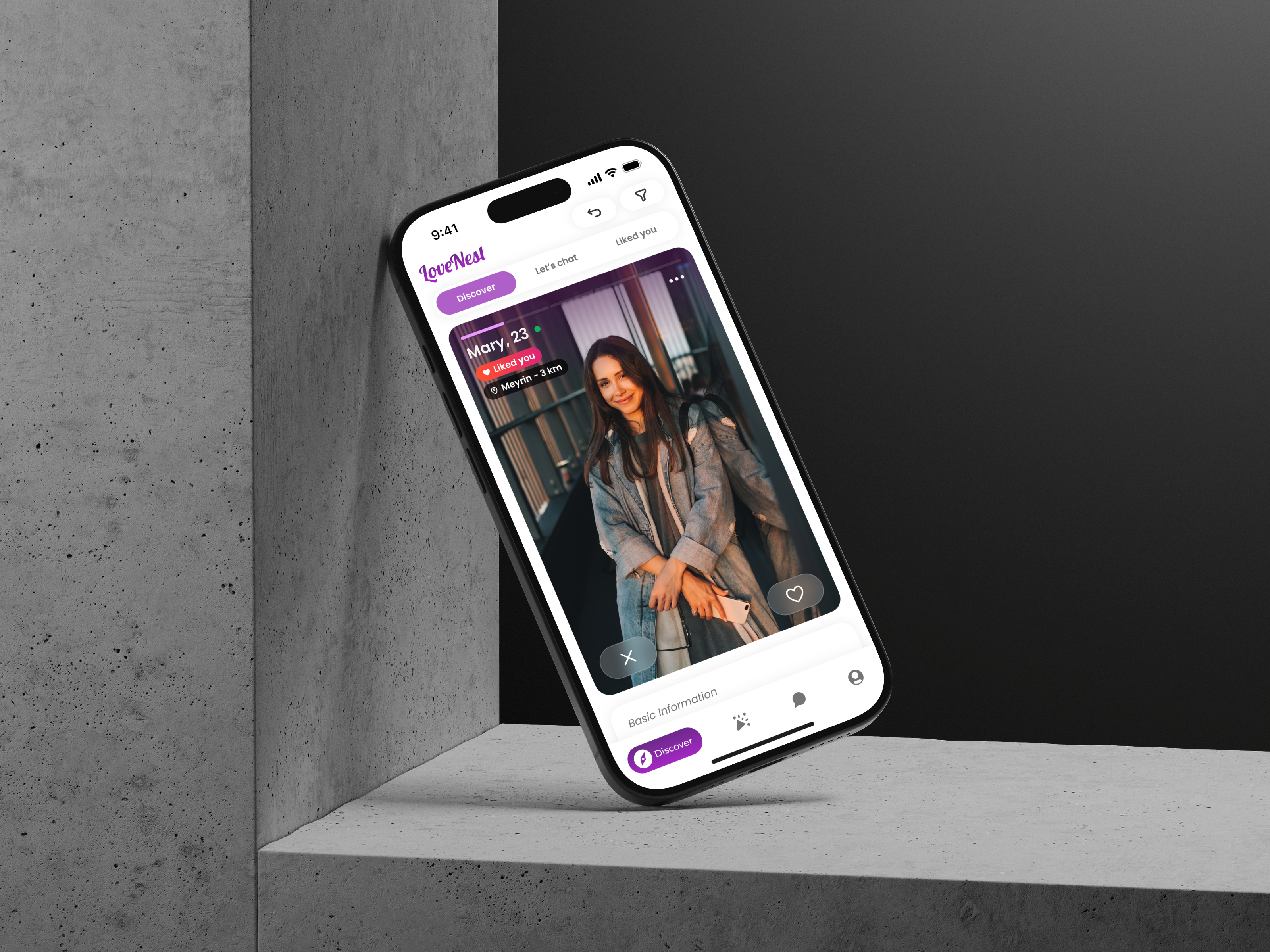 Example of Mobile App UI/UX Design & Development | Dating Platform