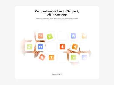 CTA Section - Vitalis Landing Page cta landing ui ux web website