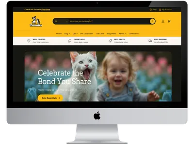 Zoomies – Pet Niche Dropshipping Store branding design dropshipping store ecommerce store graphic design logo shopify shopify store website design