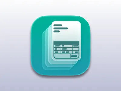 Invoicer App Icon app apple branding concept icon logo ui