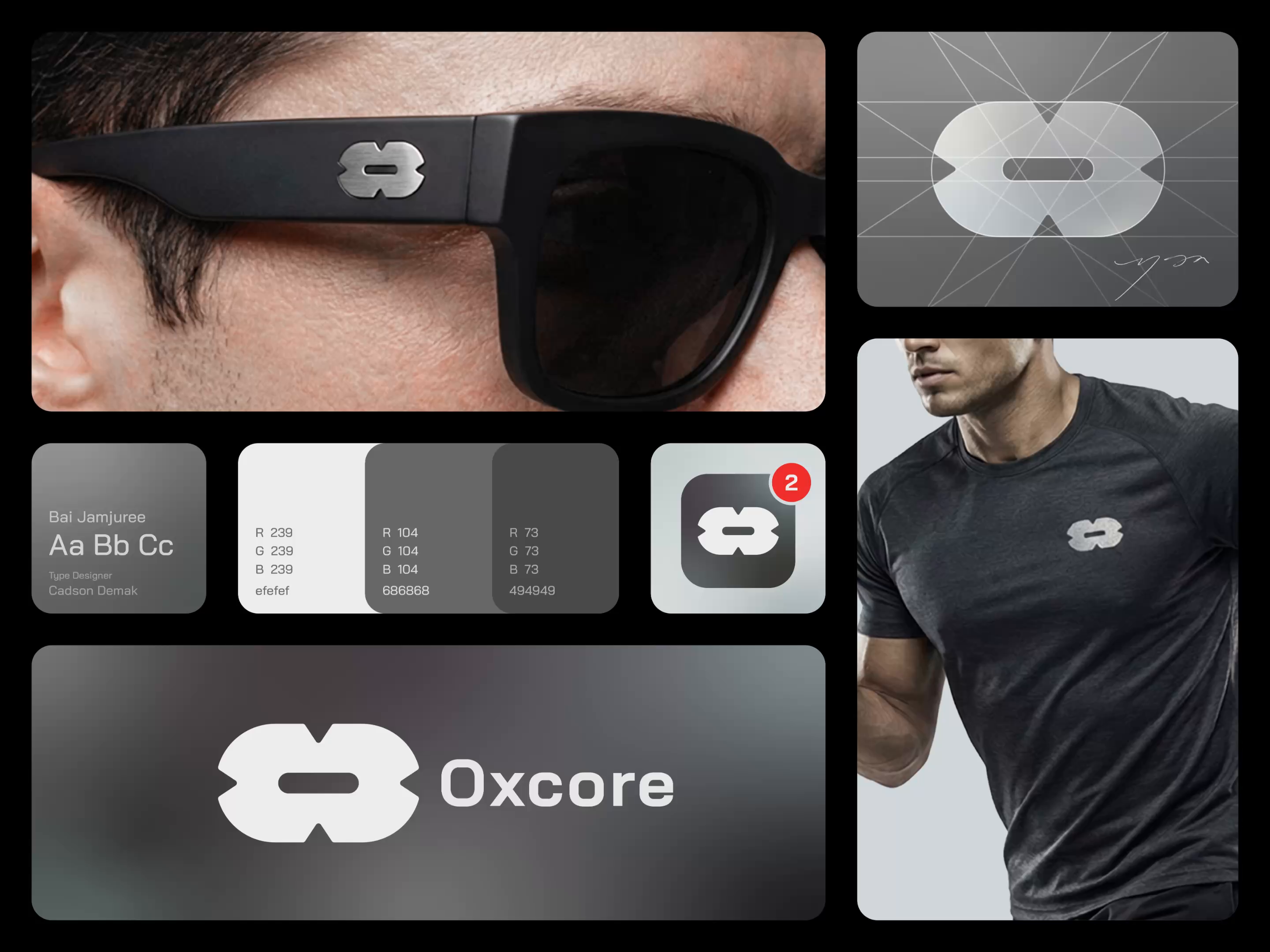 Example of Oxcore Brand Identity
