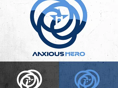 Logo concepts chipdavid dogwings hero icon logo vector word mark