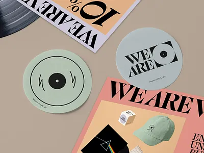 Wearevinyl.de – Branding animation branding e commerce graphic design icon design ui ux website