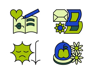 Iconography report 2d branding design flat graphic design iconography illustrations line