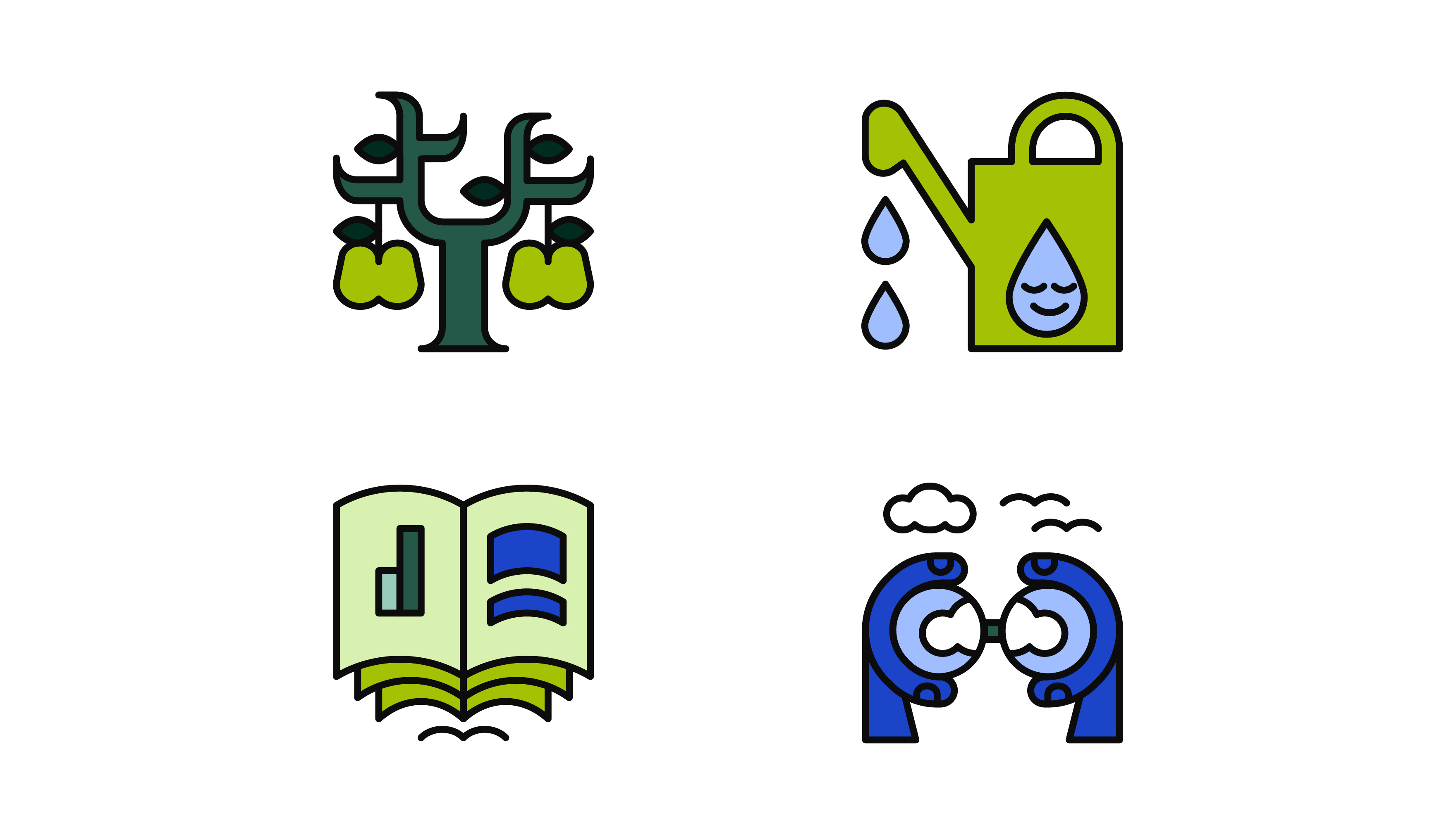 Iconography sustainability and green 2d branding data design flat flat design graphic design iconography illustration line logo sustainability travel tree ui vector